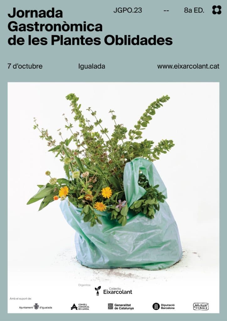 Cartel de la Jornada Gastronòmica de les Plantes Oblidades de 2023